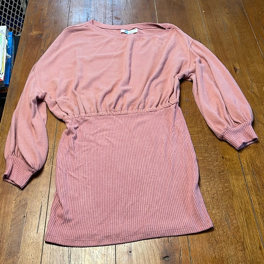 Free People Beach Dress Size Large - super soft - salmon color